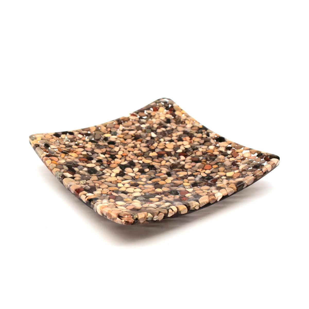 Centrotavola Piatto Quadrato 19 cm - Artesana Home Decor - Centrotavola Piatto Quadrato 19 cm