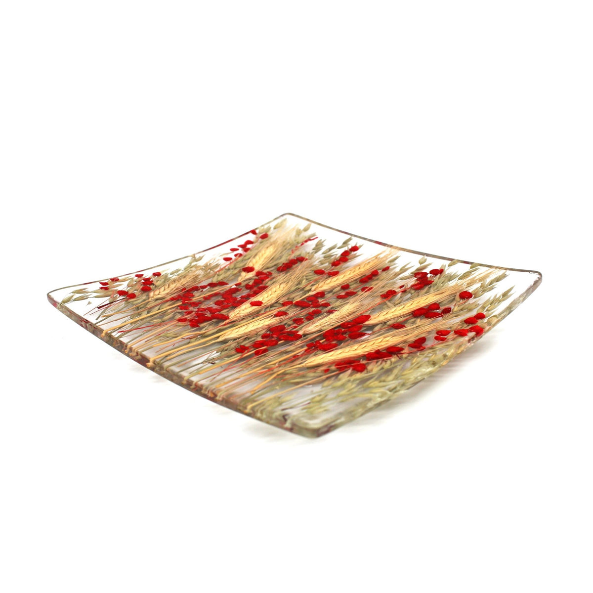 Centrotavola Piatto Quadrato 27 cm - Artesana Home Decor - Centrotavola Piatto Quadrato 27 cm