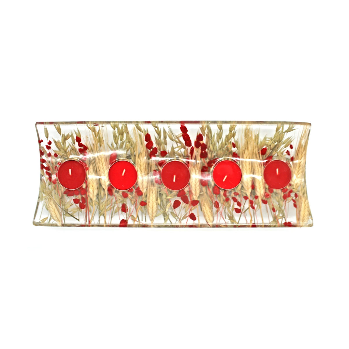 Portacandele Ovale 5 luci - Artesana Home Decor - Portacandele Ovale 5 luci