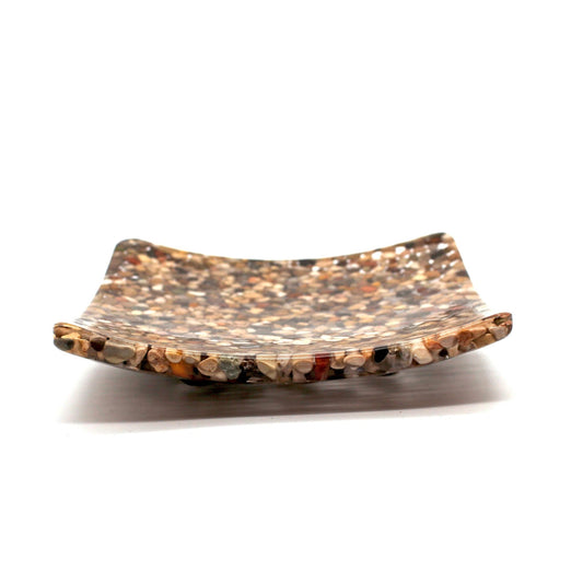Centrotavola Piatto Quadrato 19 cm - Artesana Home Decor - Centrotavola Piatto Quadrato 19 cm