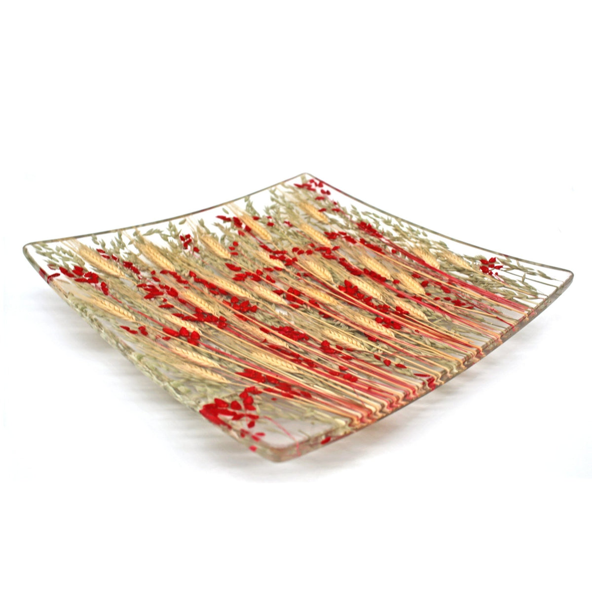Centrotavola Piatto Quadrato 42 cm - Artesana Home Decor - Centrotavola Piatto Quadrato 42 cm