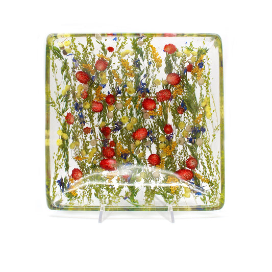 Centrotavola Quadrato Fondo 27 cm - Artesana Home Decor - Centrotavola Quadrato Fondo 27 cm